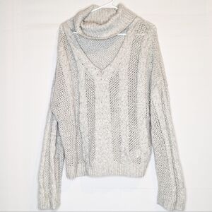 Urban Outfitters Gray Cowl Neck Sweater